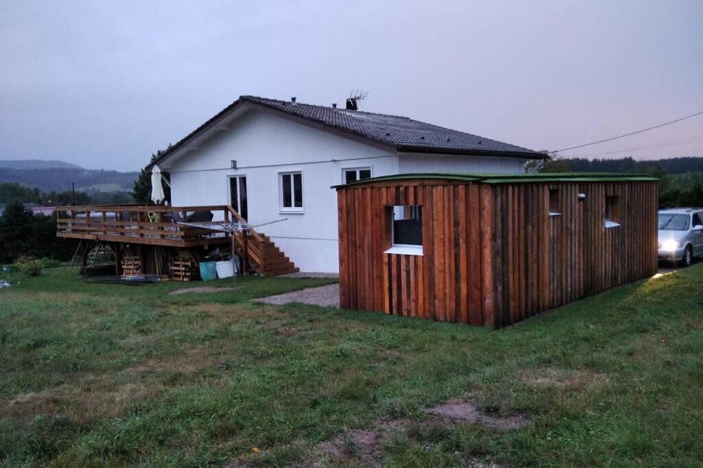 Studio De Jardin Cosy Avec Vue Panoramique Villa Neuvillers-sur-Fave Eksteriør bilde